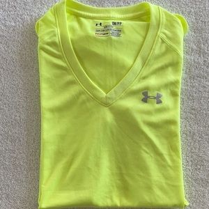 Under Armour Yellow Workout Shirt